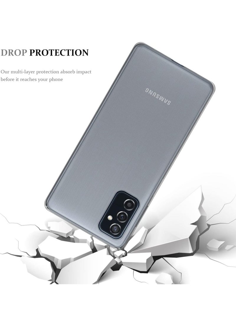 Raxoom Case Compatible with Samsung Galaxy M52 5G in Fully Transparent - Shockproof and Scratch Resistant TPU Silicone Cover - Ultra Slim Protective Gel Shell Bumper Back Skin - Image 4
