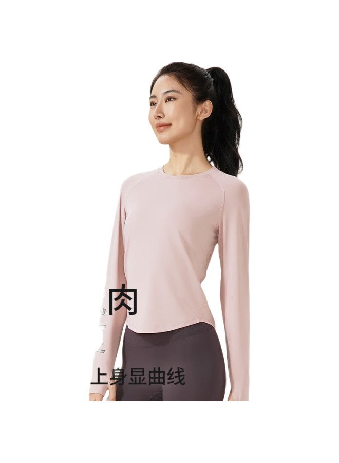 Liberal Series Women'S Yoga Wear Slim Fit Quick-Drying Sports Top New Long Sleeve Running Training Fitness Wear Spring And Autumn - Image 3