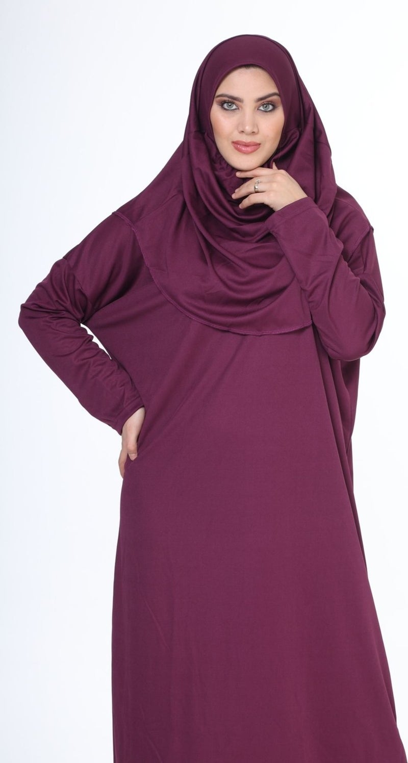 Bluence One Piece Easy to Wear Hijab Dress Carrying Pouch - Image 1