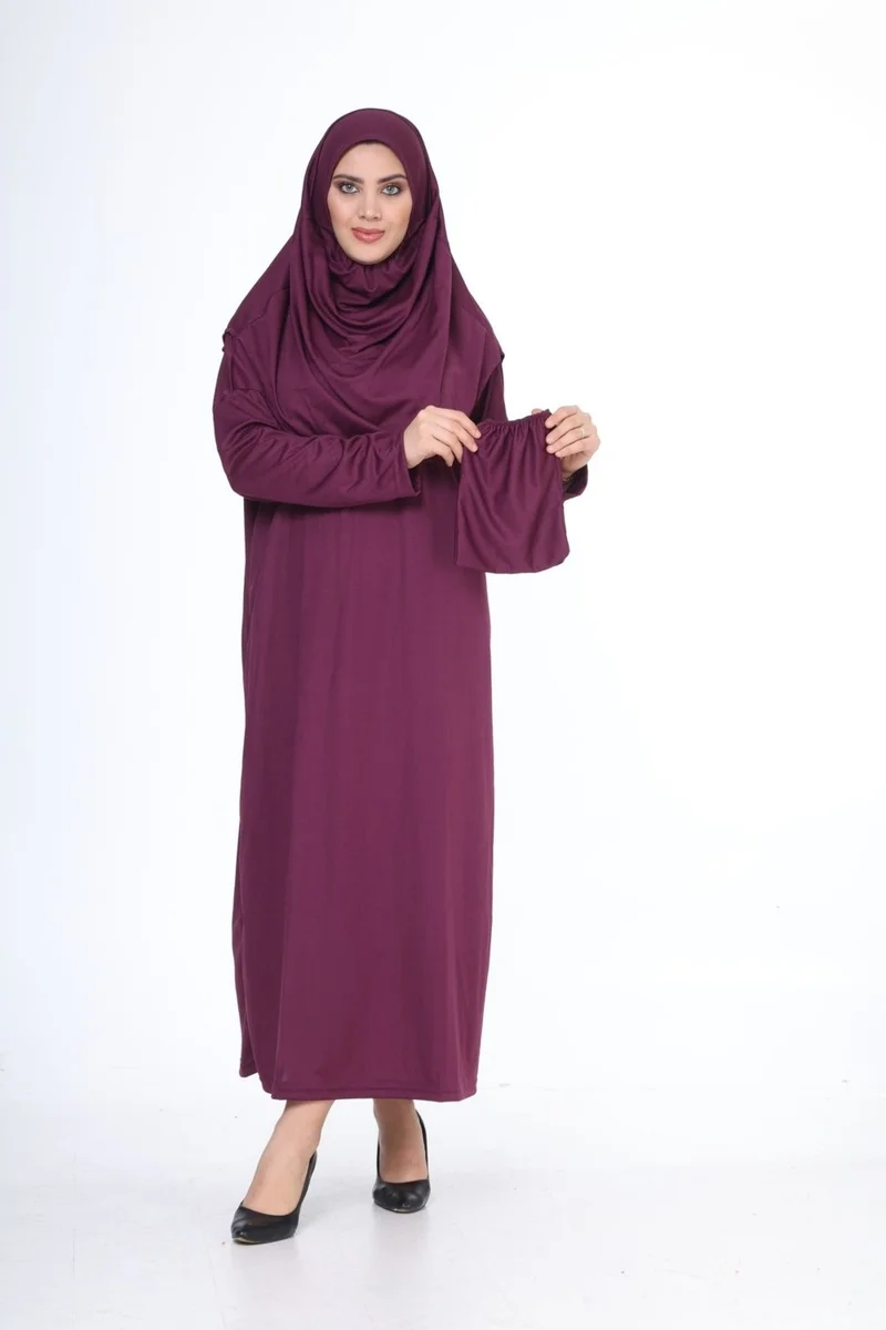 Bluence One Piece Easy to Wear Hijab Dress Carrying Pouch