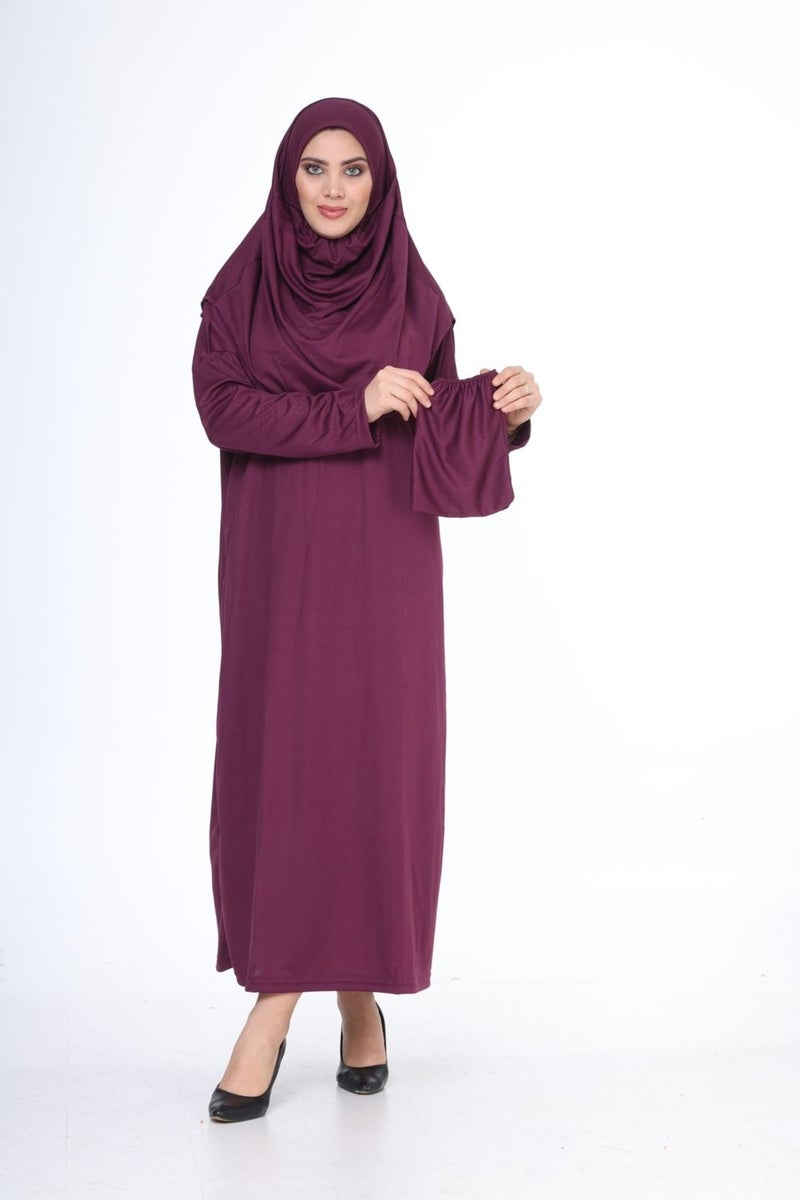 Bluence One Piece Easy to Wear Hijab Dress Carrying Pouch - Image 3