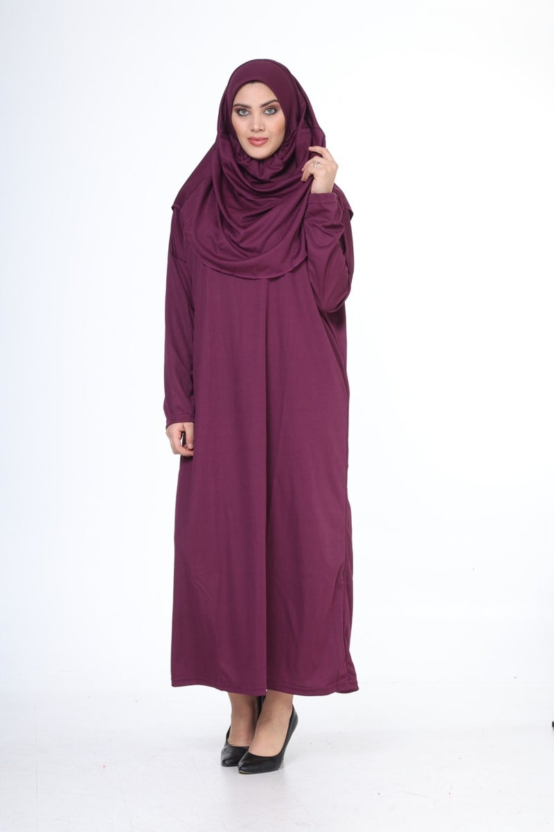 Bluence One Piece Easy to Wear Hijab Dress Carrying Pouch - Image 5