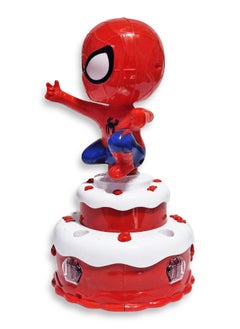 Ramadan lantern, a wonderful musical toy for children, a dancing Ramadan lantern with Spiderman cartoon characters on a luminous moving cake, cute Ramadan lanterns, a new Ramadan lantern toy for children, model NO.2202C, multicolor - pzsku/Z942E32B3223E0F37834AZ/45/_/1737798764/eda224d2-e3f6-4f27-bd0f-15d988a2cb04