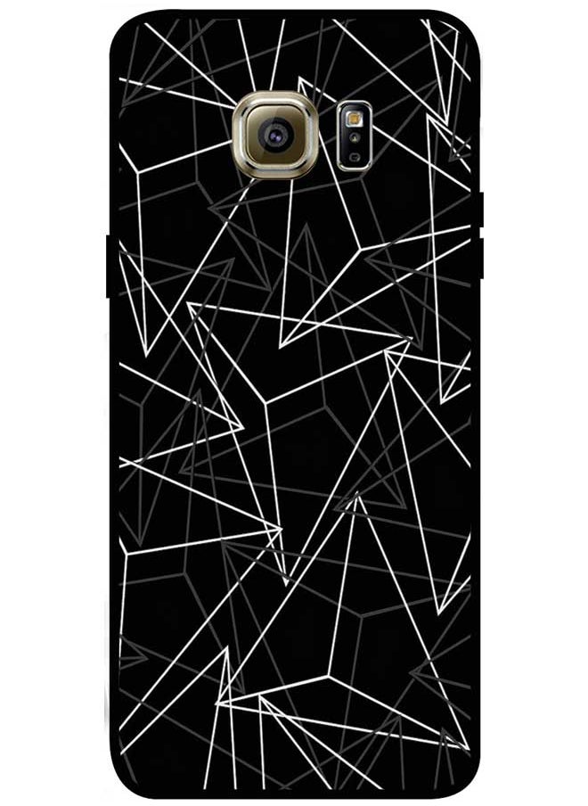 EYE CATCH - Protective Case Cover For Samsung Galaxy S6 Edge Smart Series Printed Protective Case Cover for Samsung Galaxy S6 Edge 3D Triangle - Image 1