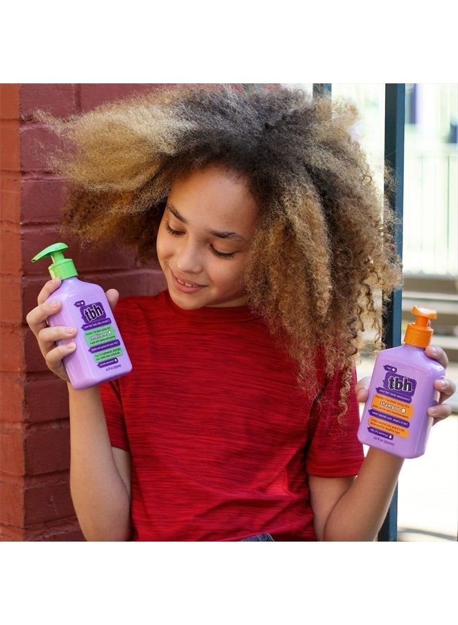 Fairy Tales بلسم TBH للمراهقين والأطفال - بلسم خفيف الوزن ومزيل تشابك الشعر المرطب للشعر الجاف والدهني والرفيع والمجعد وجميع أنواع الشعر - بلسم للشعر للأطفال والمراهقين - خالي من الكبريتات والبارابين - 12 أونصة - Image 5