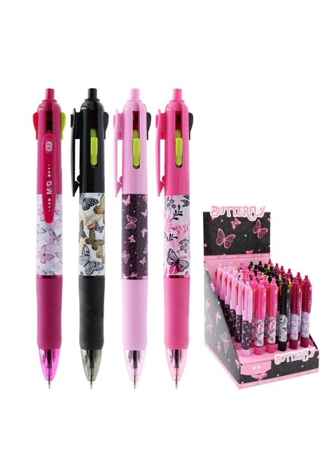 M&G Chenguang Ball Pen 4-color In 1 Cold Braw 0.7 Mm - No:ABP803T3