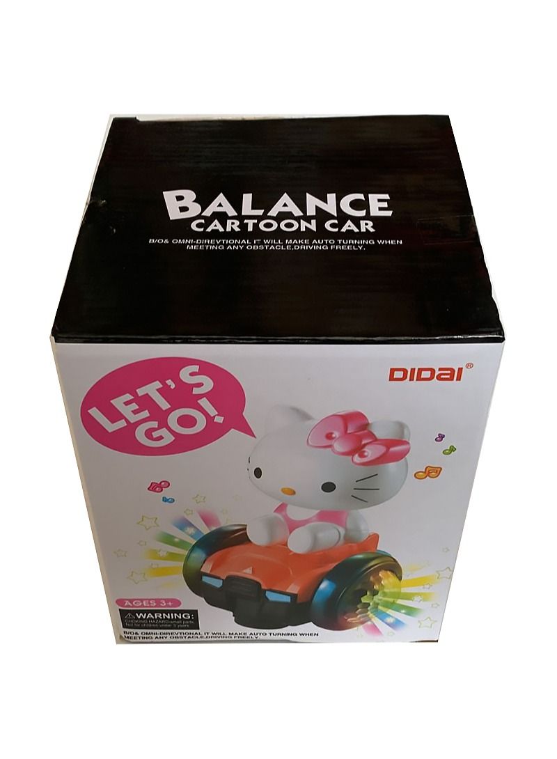 DIDAI Musical Dancing Balance Cartoon Car Toy with Light for Kids - Image 3