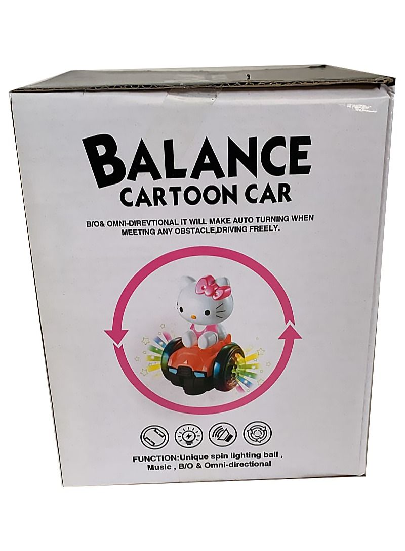 DIDAI Musical Dancing Balance Cartoon Car Toy with Light for Kids - Image 2