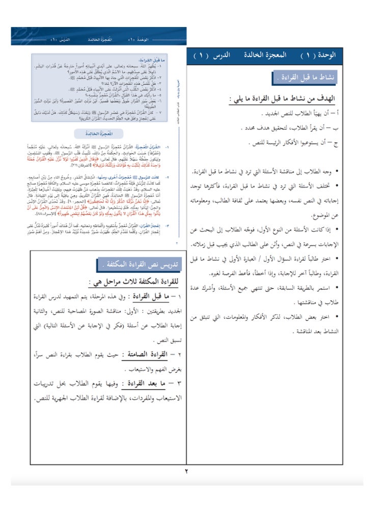 العربية للجميع - كتاب العربية بين يديك الاصدار الثانى من كتاب المعلم الثالث - Image 1