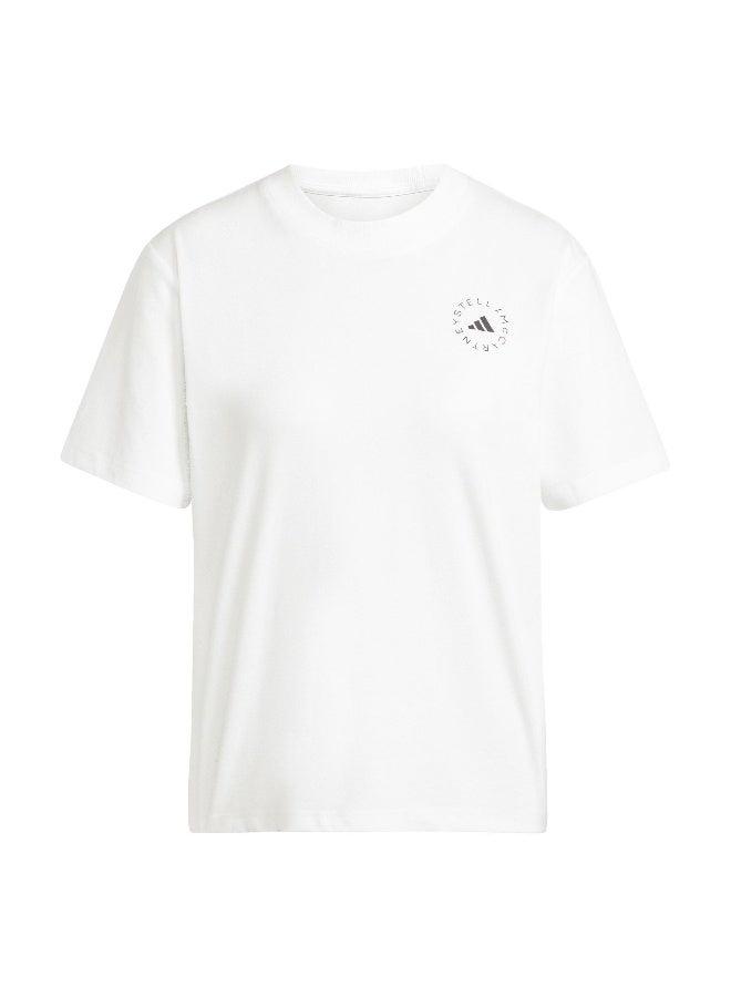 Adidas Asmc Regl Tee White Training T-Shirts For Women 2XS - Image 2