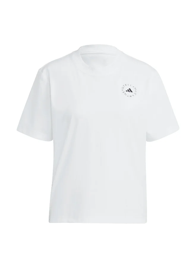 Adidas Adidas Asmc Regl Tee White Training T-Shirts For Women Xs