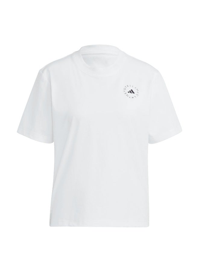 Adidas Asmc Regl Tee White Training T-Shirts For Women 2XS - Image 1