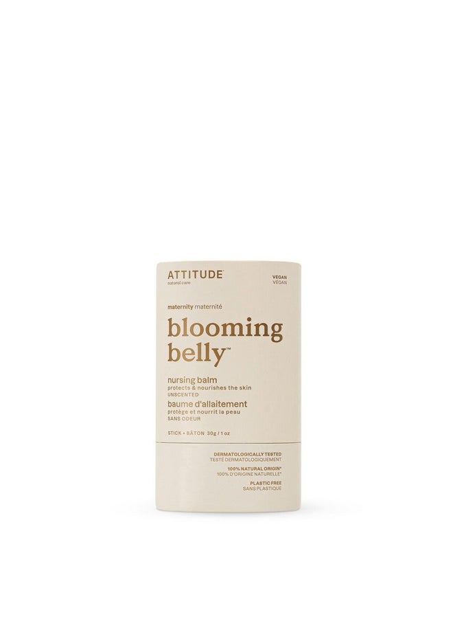 Attitude ATTITUDE Plastic-Free Nursing Balm Bar, Safe for Nursing, Plant and Mineral-Based Ingredients, Vegan and Cruelty-free Maternity Products, Unscented, 1 Ounce  - Image 1