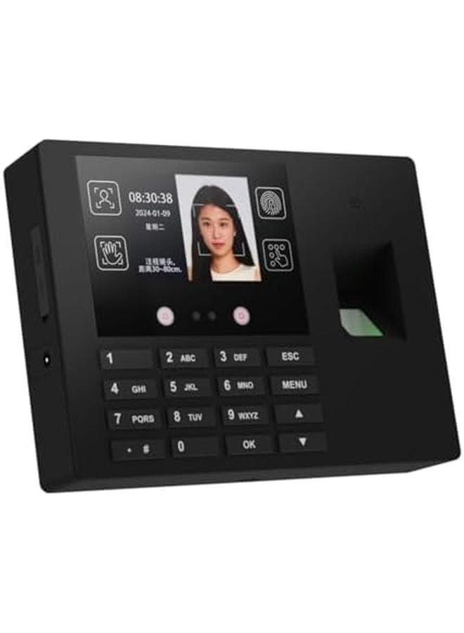 Fingerprint Attendance Machine 2 8in Color LCD Screen Password Biometrics Time Clock Us Plug - Image 3