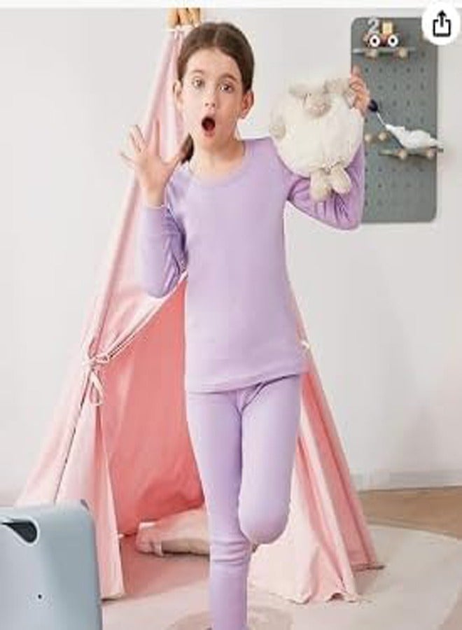 Thermal Underwear Set for Kids Children's Thermal Set Long Johns Underwear for Boys Girls Thermal Top and Bottom Set for Winter Thermo Base Layer - Image 2