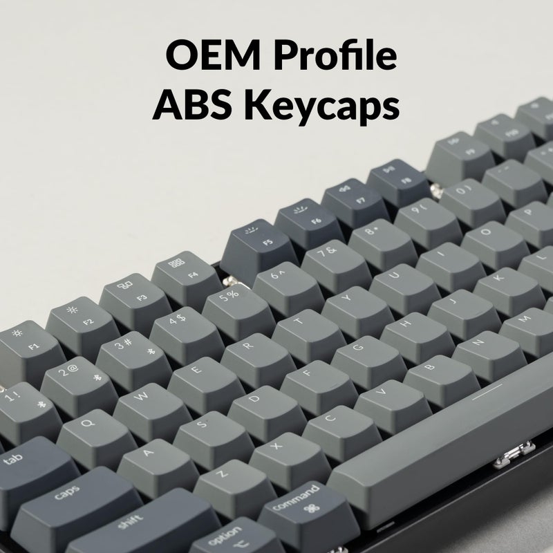 Keychron لوحة مفاتيح ميكانيكية لاسلكية Keychron K8 بدون لوحة أرقام لجهاز Mac، إضاءة خلفية بيضاء، بلوتوث، تعدد المهام، لوحة مفاتيح للألعاب سلكية Type-C لنظام Windows مع مفتاح Gateron G Pro Red - Image 4