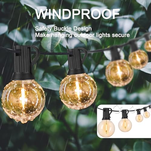 ADIIL 12 PCS Q Hanger Hooks with Safety Buckle, Windproof Screw Hooks for Hanging Outdoor String Lights, Plants, Christmas Patio Lights, 2.2 Inches, White - Image 3