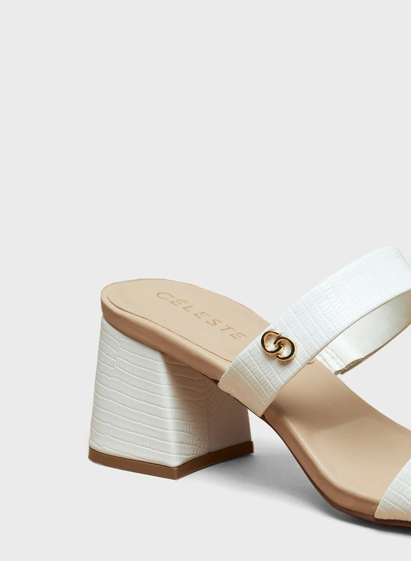 Celeste Double Strap Flat Sandals