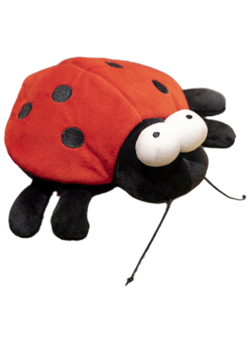 26 CM Cartoon ladybug Plush Toy Soft Stuffed Cute Insects Doll For Girls And Boys All Ages Gift