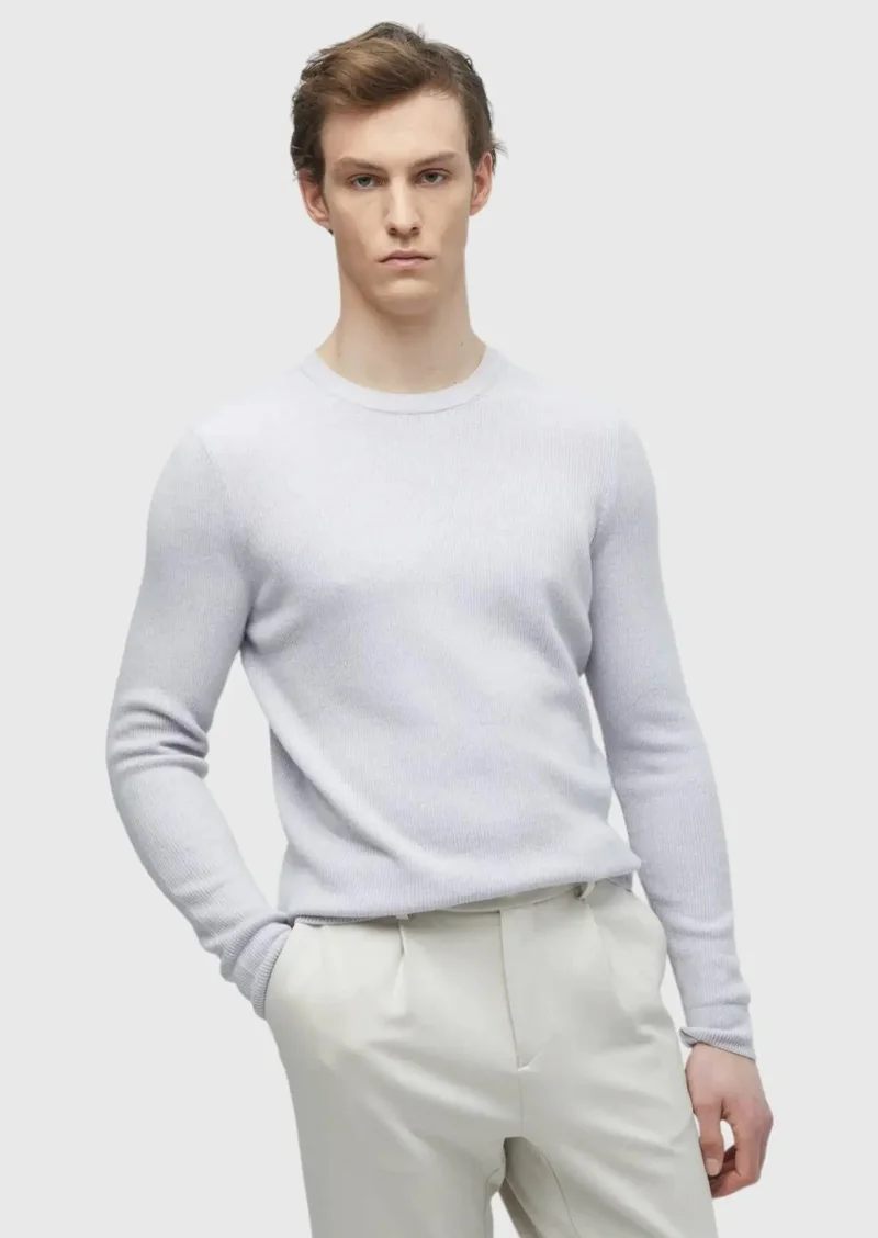 RAMSEY Purple Knitwear Sweatshirt