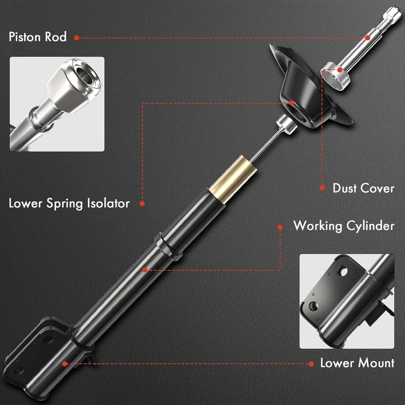 A-Premium Front Strut Assembly for Hyundai Sonata - Image 2