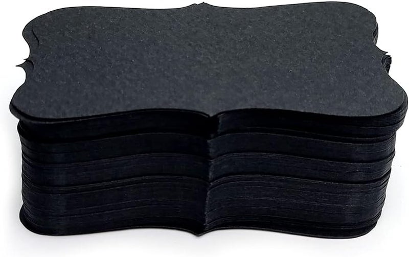 PPAPPAPPIYO 3.5x2 color index cards (100) Paper - Blank (black) - Image 2