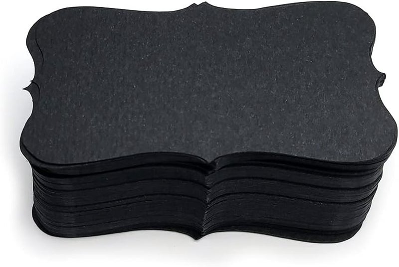 PPAPPAPPIYO 3.5x2 color index cards (100) Paper - Blank (black) - Image 1