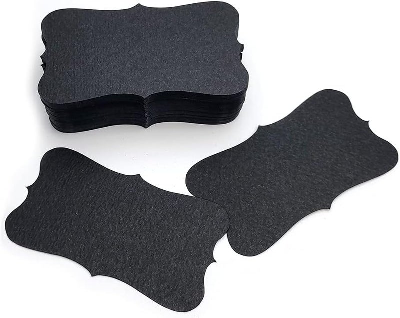PPAPPAPPIYO 3.5x2 color index cards (100) Paper - Blank (black) - Image 3