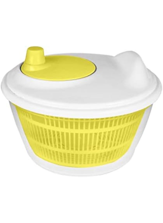 Great Salad Spinner and Vegetable Dryer – Manual Hand Lettuce Spinner Bowl with Colander – Salad Maker for Kitchen Use multicolor - Image 3