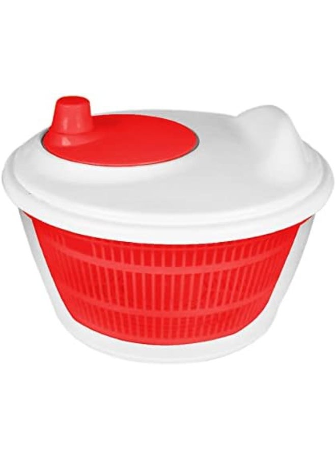 Great Salad Spinner and Vegetable Dryer – Manual Hand Lettuce Spinner Bowl with Colander – Salad Maker for Kitchen Use multicolor - Image 1