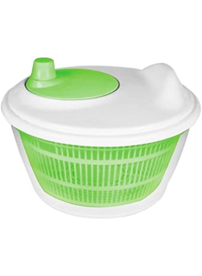 Great Salad Spinner and Vegetable Dryer – Manual Hand Lettuce Spinner Bowl with Colander – Salad Maker for Kitchen Use multicolor - Image 2