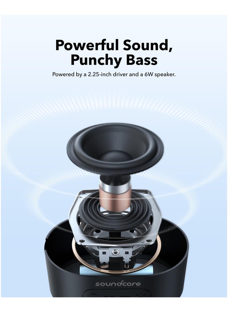 Anker - Soundcore Pyro Mini Portable Bluetooth Speaker IPX4 Waterproof Outdoor Speaker, Bluetooth 5.3,6W output power that delivers high quality sound - Image 1