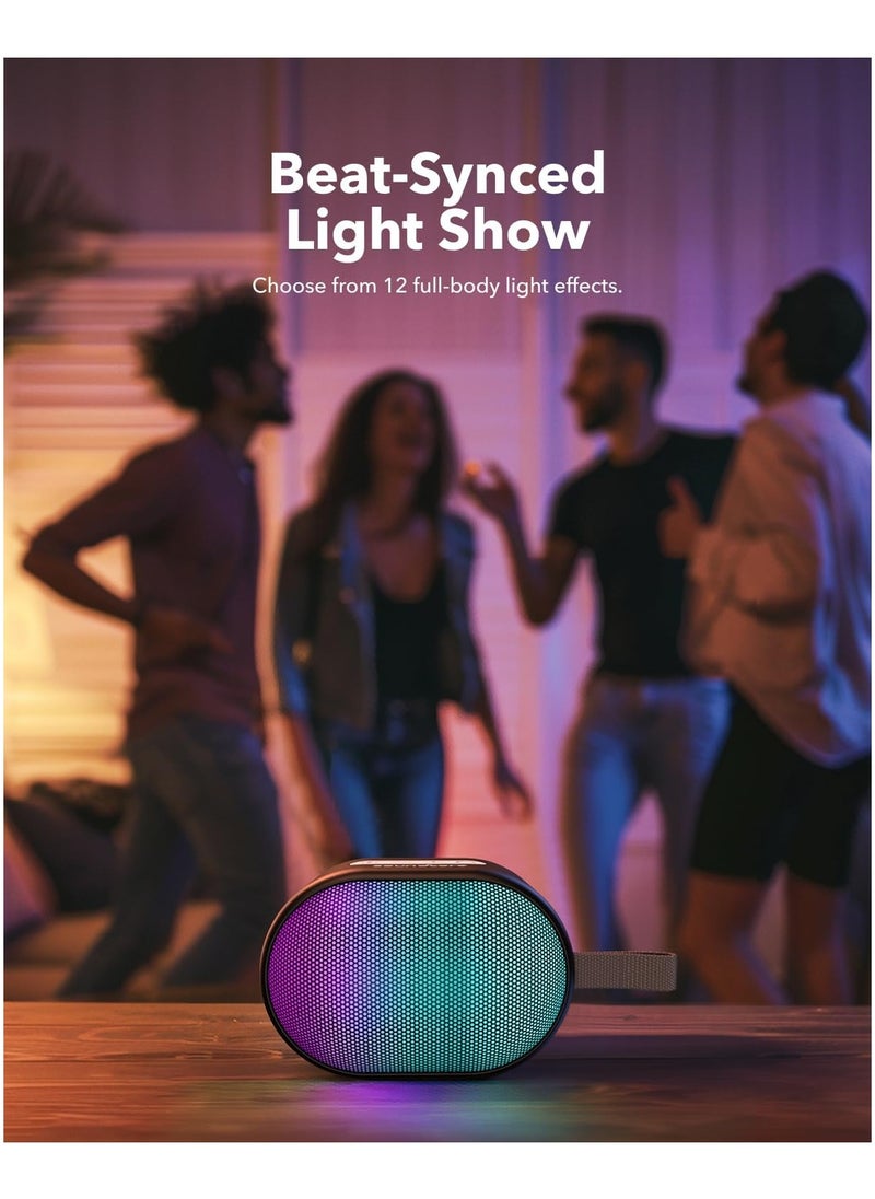 Anker - Soundcore Pyro Mini Portable Bluetooth Speaker IPX4 Waterproof Outdoor Speaker, Bluetooth 5.3,6W output power that delivers high quality sound - Image 1