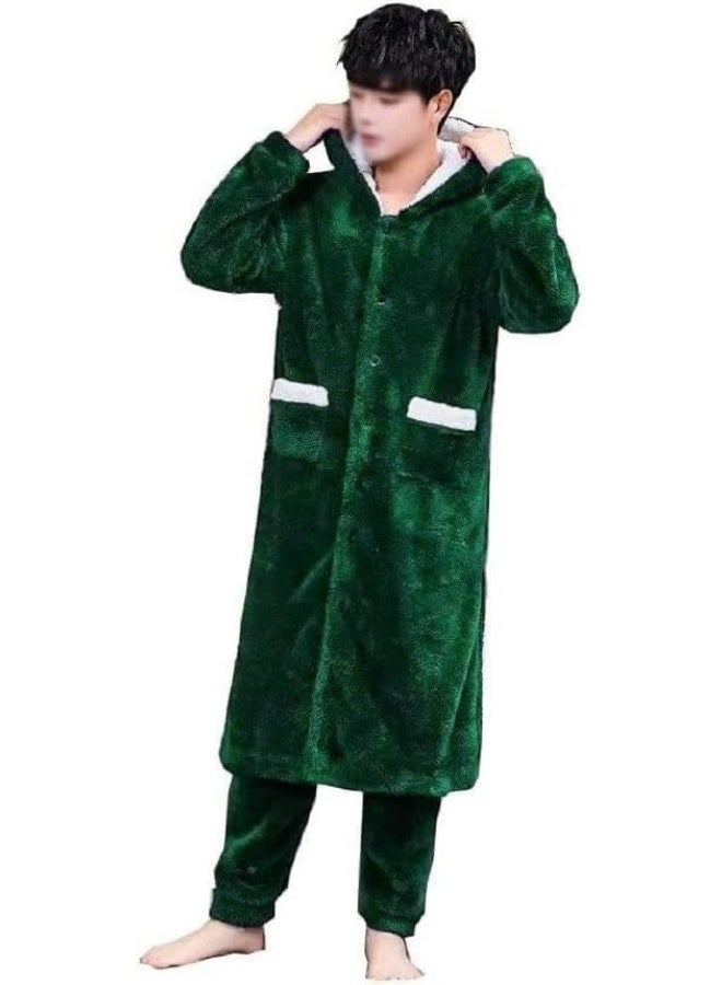 Two-piece fur pajama set