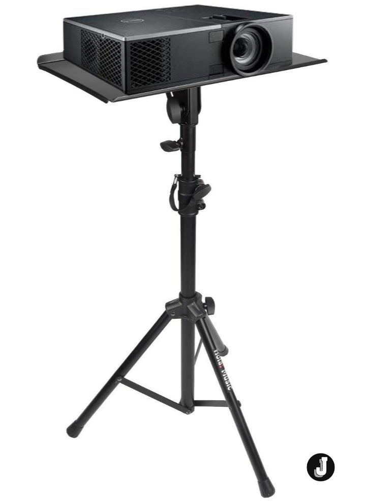 JAJEEK "NEW HPS-290B Professional Tripod Projector Mixer Stand – Adjustable Height, Lightweight & Portable (Black)" - Image 1