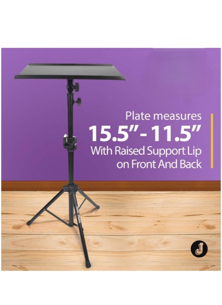 JAJEEK "NEW HPS-290B Professional Tripod Projector Mixer Stand – Adjustable Height, Lightweight & Portable (Black)" - Image 2