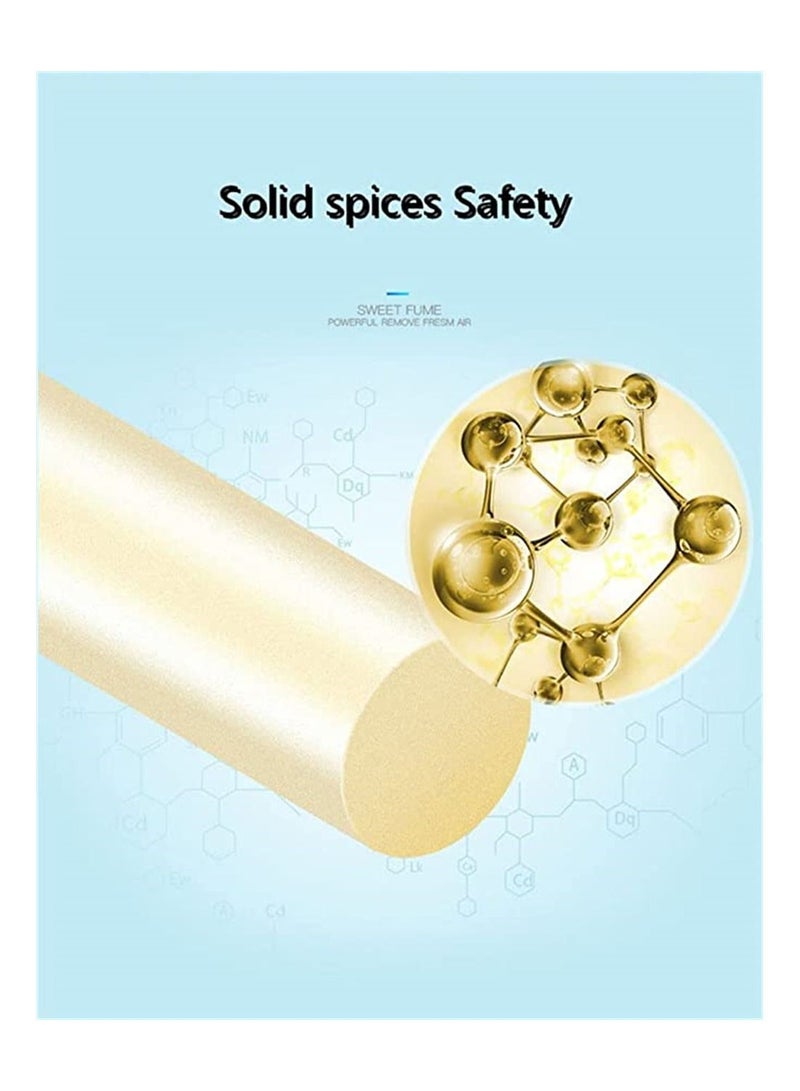 2 PCS Car Air Freshener Vent Clip, 8 Perfume Scents Refill Sticks Car Perfume Clip, Cylindrical Aromatherapy Essential Oil Vent Clip for Car, Office, Bathroom, Pet Houses - Image 2