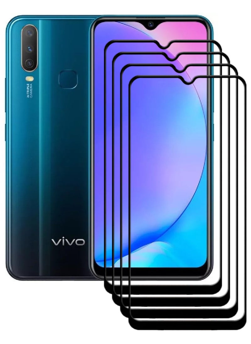 ACLIX 4 Pieces Antistatic ESD Dustproof Premium Quality High Definition Tempered Glass Screen Protector Designed For vivo Y17 - Image 1