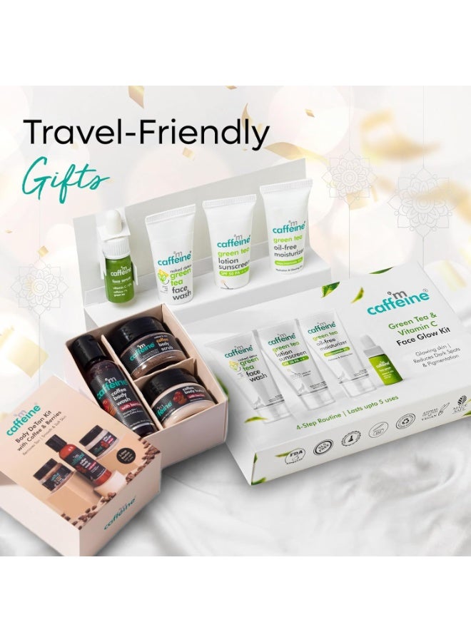 mCaffeine Body Care Gift Set for Women & Men | Bodywash Gift Box with Berries Body Wash, Body Scrub & Body Butter | Hydrating, Moisturizing Skin Care Kit for Birthday , Anniversary Gifts | Hampers for Him & Her for all special occasions - Image 4