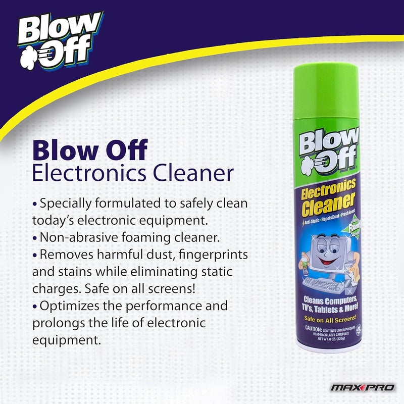 MAX PRO Blow Off 2222 Electronics Cleaner - 8 oz. - Image 1