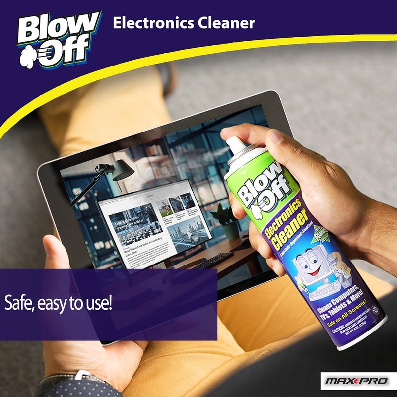 MAX PRO Blow Off 2222 Electronics Cleaner - 8 oz. - Image 2
