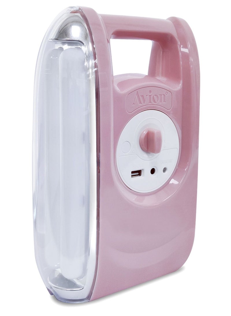 Avion Emergency Lantern| Over Charge Protection| Lead Acid Rechargeable Battery| 5V USB Mobile Charging| Durable ABS Body| Working Time upto 2.5-200 Hours - Image 1