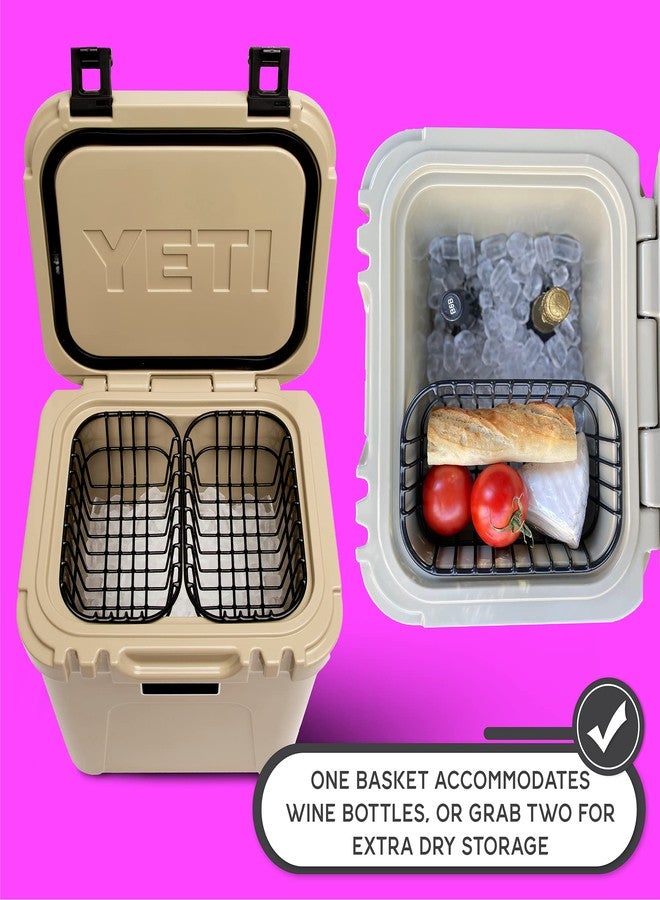Above Sea Level Cooler Basket for YETI Roadie 24 - Tight Grid, Rock Solid Steel, Compatible with Yeti Ice and Accessories - Image 5