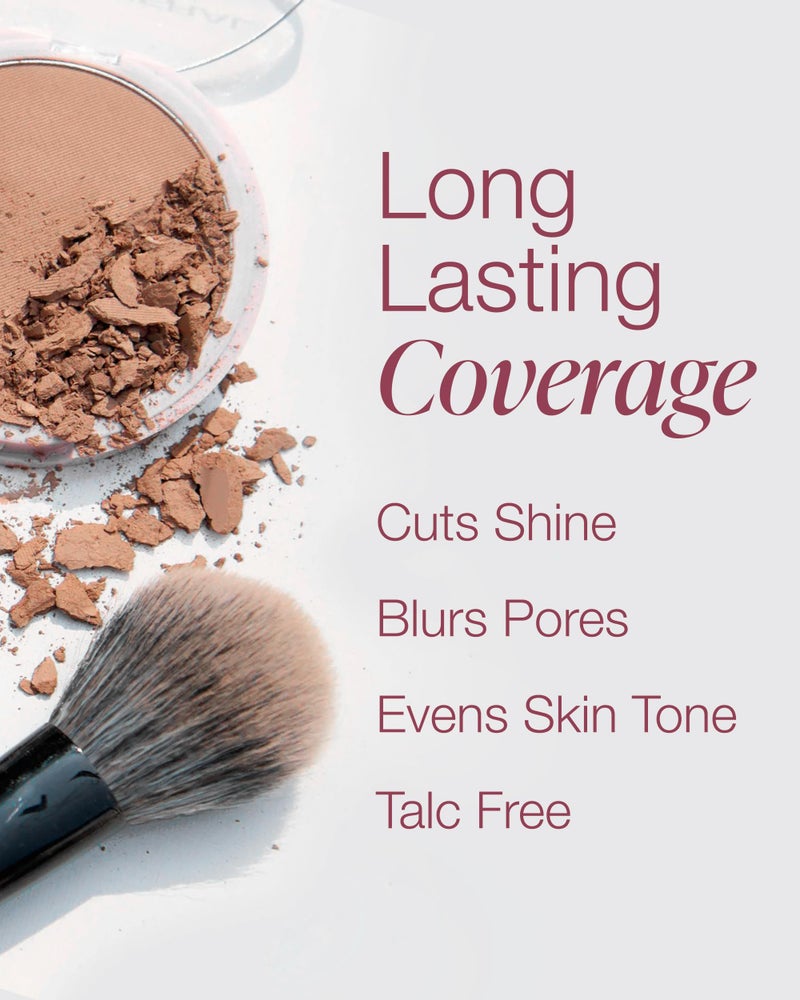 Mineral Fusion Pressed Powder Foundation - Matte Finish Face Powder for Medium Skin with Yellow Undertones - Age Defying Natural Makeup - Talc Free, Vegan, Hypoallergenic (Warm 2) - Image 4