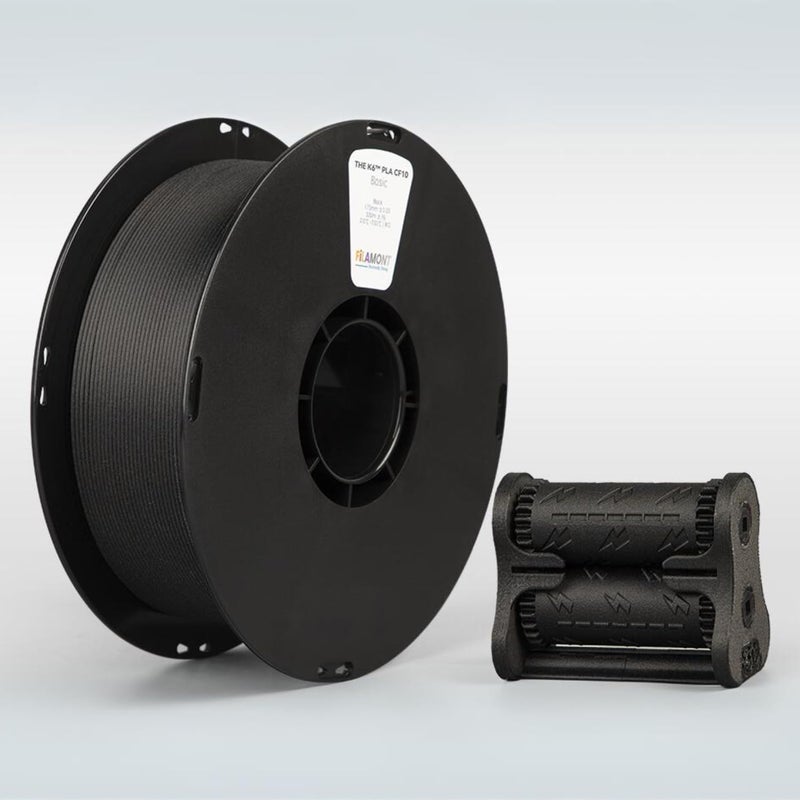 Protomont TECHNOLOGIES خيوط طابعة ثلاثية الأبعاد فيلامونت 1.75 مم K6 PLA CF10 أسود لطابعات FDM ثلاثية الأبعاد - Image 1