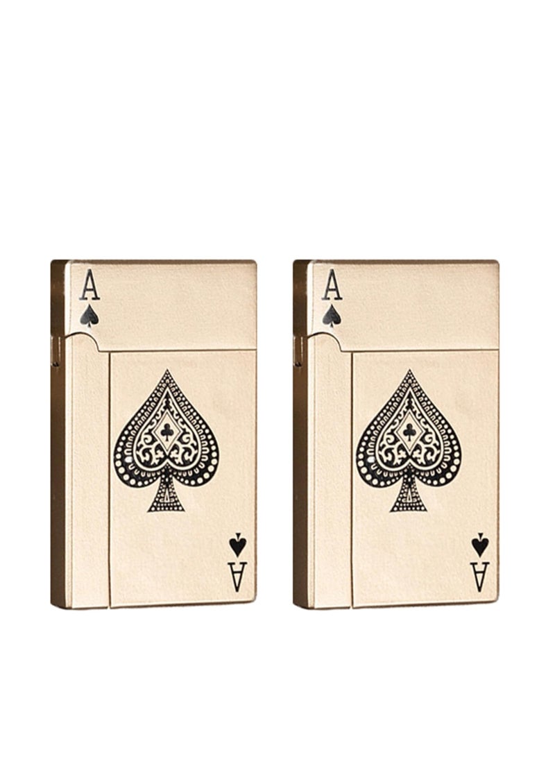 ولاعة شعلة مقاومة للرياح ولاعة غاز البيوتان، ولاعة وقود قابلة لإعادة التعبئة بلهب مفرد قابل للتعديل (البيوتان غير مشمول)، مع علبة هدايا - Image 1