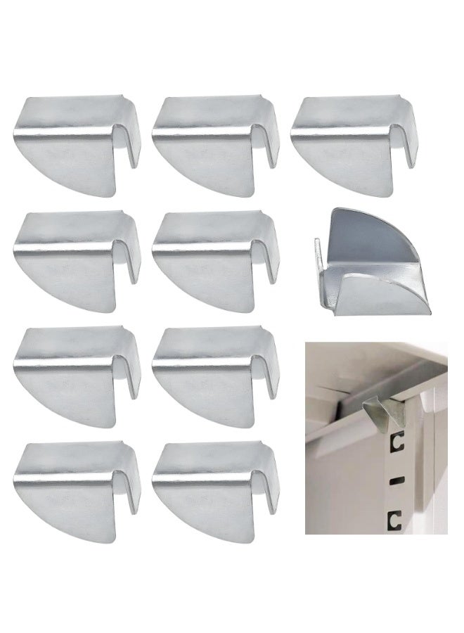 15 PCS Shelf Clips Bracket Replacement for Garage Cabinet, Removable Metal Shelf Support Clips Attachment Easy Install - Image 1