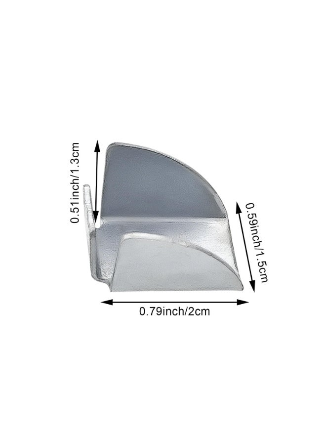 15 PCS Shelf Clips Bracket Replacement for Garage Cabinet, Removable Metal Shelf Support Clips Attachment Easy Install - Image 2
