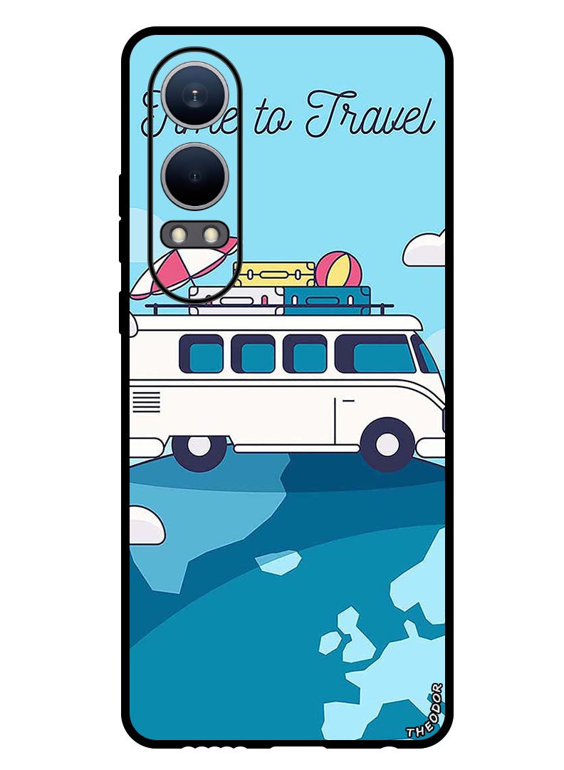 Theodor Protective Case Anti Scratch Shock Proof Bumper Cover For Oppo K12x (China) Time To Travel  - Image 1