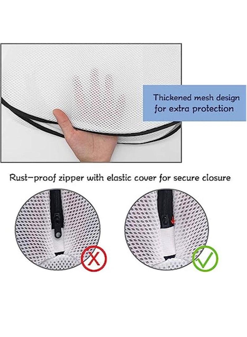 Shoe Wash Bags, Set Of 3 sable Mesh Shoe Laundry Bags For Sneakers, Trainers, Running Shoes - Image 3